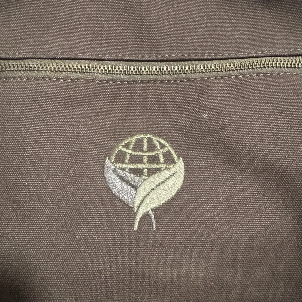 Alternative Brand Canvas Backpack w/ Leather Bottom‎ Brown Bag
